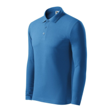 Malfini Pique Polo LS galléros póló férfi azúrkék 2XL