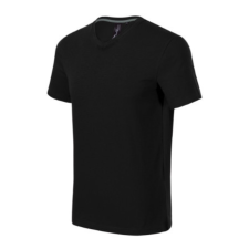 MALFINI Premium Action V-neck póló férfi fekete L munkaruha