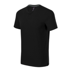 MALFINI Premium Action V-neck póló férfi fekete S