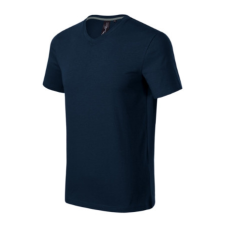 MALFINI Premium Action V-neck póló férfi tengerészkék L munkaruha
