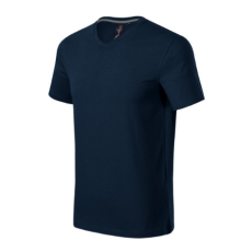 MALFINI Premium Action V-neck póló férfi tengerészkék XL