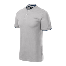 MALFINI Premium Diamond galléros póló férfi ezüstszürke 2XL