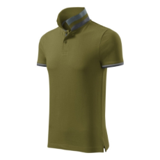 MALFINI Premium Galléros póló férfi Collar Up 256 avokádózöld XL méret