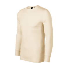 MALFINI Premium Merino Rise LS póló férfi mandula L