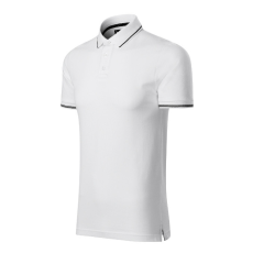 MALFINI Premium Perfection plain galléros póló férfi fehér XL