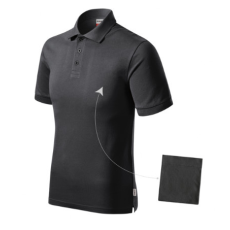 Malfini Rimeck ADLR20 RESIST HEAVY Galléros férfi póló (ébenszürke, 4XL)