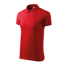 Malfini Single J. galléros póló férfi piros 2XL munkaruha
