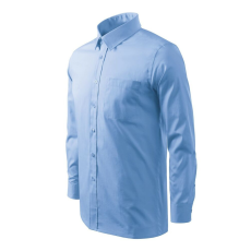 Malfini Style LS ing férfi égszínkék 2XL