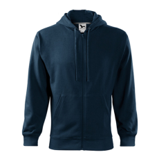 Malfini Trendy Zipper 410 kapucnis pulóver navy színben