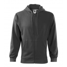 Malfini Trendy Zipper felső férfi acélszürke L munkaruha