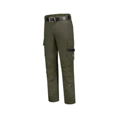 Malfini Uniszex munkanadrág, Work Pants Twill Cordura T63, Malfini 50 Army