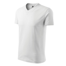 Malfini V-neck póló unisex fehér L munkaruha