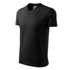 Malfini V-neck póló unisex fekete M