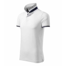 MALFINIPREMIUM 256 Malfinipremium Collar Up galléros férfi póló Fehér munkaruha