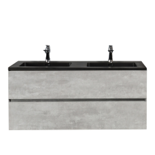  Mallorca 120 matt fekete quartz sand mosdó fürdőszoba bútor