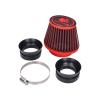 MALOSSI Malossi Red Filter E18 Racing 42 / 50 / 60mm egyenes piros-fekete légszűrő Dellorto PHBH, Mikuni, Ke