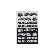 MALOSSI matrica ívek fekete/ezüst x3 Malossi Vázak, idomok, kiegészítők Kiegészítő egyéb motorkerékpár alkatrész