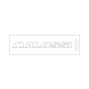 MALOSSI matricák fehér - 14 cm Malossi Műhely felszerelések, eszközök Promóciós tárgyak
