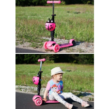 MalPlay Ladybug Scooter Pink roller