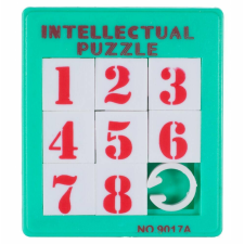 MalPlay Okos puzzle számokkal, 9 elemből, MalPlay 107929 puzzle, kirakós