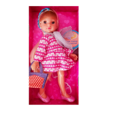 MalPlay Reina baba rózsaszín és fehér ruhával, MalPlay, 24 cm baba