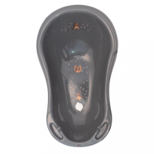  Maltex Babakád leeresztő dugóval, lovacska, Minimal, 84 cm, steel grey babafürdőkád