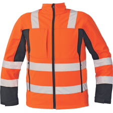 MALTON softshell kabát HV narancs XXXL láthatósági ruházat