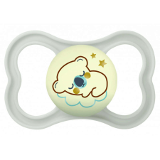 Mam Air Night 6+ szilikon nyugtató cumi - szürke macis cumi