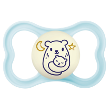 Mam Air Night szilikon nyugtató cumi 16+ hónap - Világoskék Maci cumi