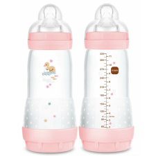 Mam Anti-Colic cumisüveg 320 ml 4 hó + rózsaszín kacsa cumisüveg