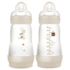 MAM Anti-Colic Matt cumisüveg 260ml 2hó+ Bézs Mosómaci cumisüveg