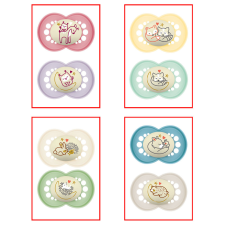 MAM játszócumi Original Night szilikon 6hó dupla cumi