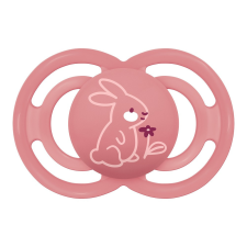 Mam Perfect szilikon cumi 6+ hónap - Rózsaszín Nyuszi cumi