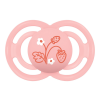 Mam Perfect szilikon cumi 6+ hónap - Rózsaszín Virág