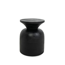  MaMaison Bisato Mangófa Kisasztal Fekete Váza-forma bútor