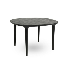  MaMaison Laminar 120 Étkezőasztal Mangófa Fekete bútor