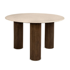  MaMaison Ragno Étkezőasztal Márvány-Mangófa Bézs-Barna bútor