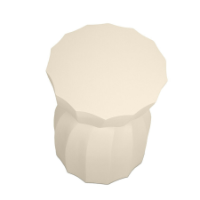  MaMaison Rolling Mangófa Kisasztal Bézs Geometrikus bútor