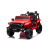 Mamido Elektromos játékautó OFFROAD piros 12V Magas alváz, széles ülés, Felfutó tengelyek, 2,4 GHz Távirányítós LED lámpák