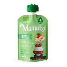 MAMUKO BIO GYÜMÖLCSRIZS PÜRÉ 100 g bébiétel