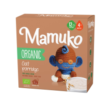 Mamuko Mamuko bio zabkása 4 hónapos kortól 200 g bébiétel