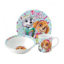 Mancs Őrjárat Girl Stars porcelán étkészlet Díszdobozban babaétkészlet