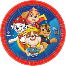 Mancs Őrjárat Heroes papírtányér 8 db-os 23 cm party kellék