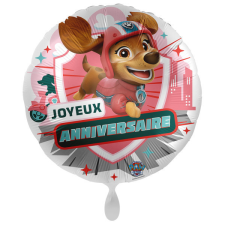 Mancs Őrjárat Liberty Joyeux Anniversaire fólia lufi 43 cm party kellék