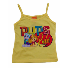  Mancs őrjárat mintával kislány spagetti pántos top gyerek póló