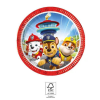 Mancs őrjárat Paw Patrol Rescue Heroes, Mancs Őrjárat papírtányér 8 db-os 20 cm FSC