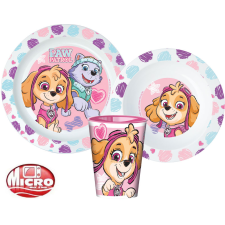  Mancs Őrjárat Sketch étkészlet, micro műanyag szett, pohárral 260 ml babaétkészlet