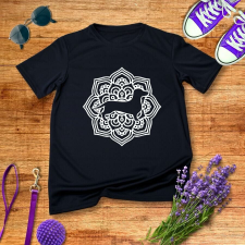 Mandala és tacskó - női póló női póló