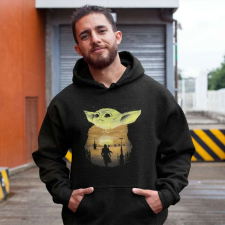 Mandalorian napnyugta pulóver - egyedi mintás, 4 színben, 5 méretben női pulóver, kardigán
