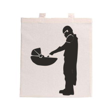 Mando baby Yoda vászontáska egyedi mintával kézitáska és bőrönd